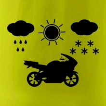 Motorkář za každého počasí - silnice