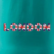 Nápis London vlajka