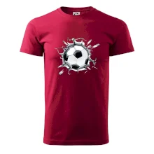 Futbalová lopta v triku Futbalová lopta v triku