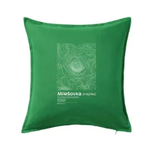 Milešovka - vrstevnice v obdĺžniku