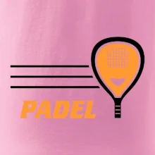 Padel - oranžová raketa