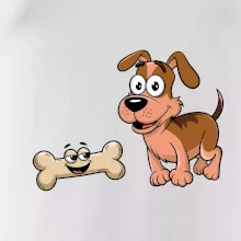 Parové tričko - Pes a kosť