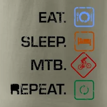 Eat sleep MTB repeat