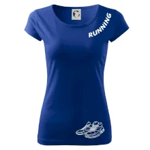 Running nápis šikmo