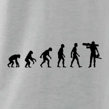 Evolúcia drevorubač - píla a kmeň