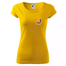 Folklór na prsníku líška