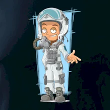 Vesmírny vojak modrý