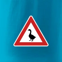 Dopravná značka - Pozor hus Dopravná značka - Pozor hus