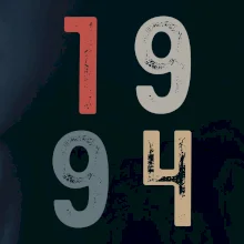 Vintage číslica 1994