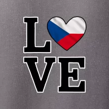 Love Česká vlajka