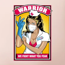 Corona Nurse warrior