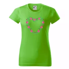 Červené tulipánové srdiečko (Pecka design)