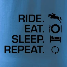 Ride Eat Sleep Repeat Kôň Ride Eat Sleep Repeat Kôň