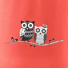 Dve sovy abstraktné