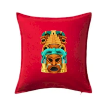 Mayová maska s pyramídou