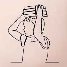 Študent a kniha jedným ťahom