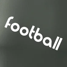FOOTBALL nápis šikmo FOOTBALL nápis šikmo