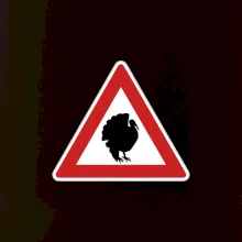 Dopravná značka - moriak