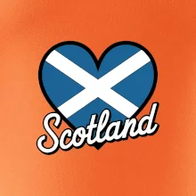 Scotland Srdce s vlajkou Scotland Srdce s vlajkou