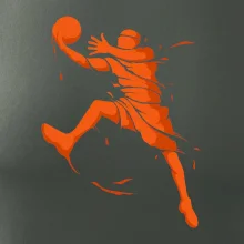 Basketball player splash