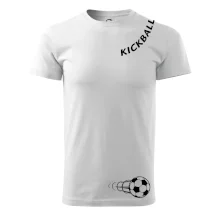 Kickball nápis šikmo