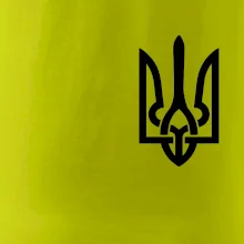 Ukrajina trojzubec prsník