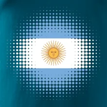 Argentína vlajka bodkovaná