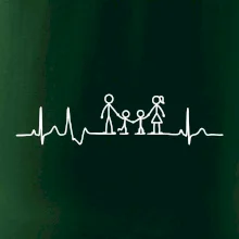 EKG rodina a dvaja chlapci