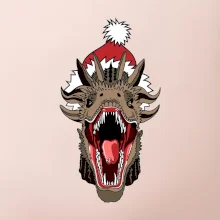 Vánoční drak (Pecka design)