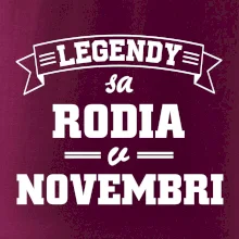 Legendy sa rodia v novembri