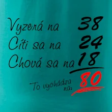 Vyzerá, cíti sa, chová sa - 80 rokov