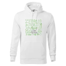 Som vegetarián - zelenina vo štvorci