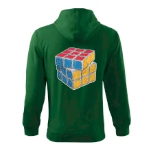 Rubikova kocka kreslená