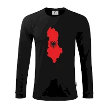 Albánsko mapa a znak Albánsko mapa a znak