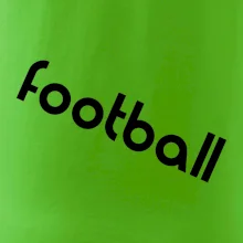 FOOTBALL nápis šikmo FOOTBALL nápis šikmo