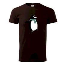 Tučniak so zeleným šálom