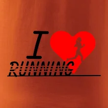 I love running dievča