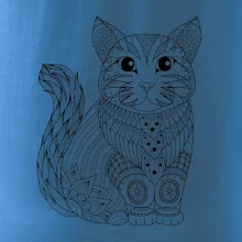 Mačka sediaca mandala