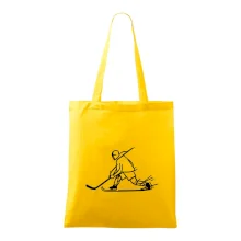 Kreslený hokejista tučnou fixkou