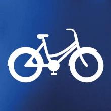 Obrázok kolesa na prsníku mestský bicykel