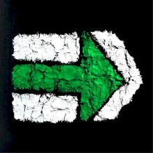 Párová turistická značka  zelená Párová turistická značka  zelená