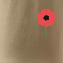 Vlčí mak ikonka na prsníku