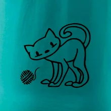 Mačka - Klbko - prsia Mačka - Klbko - prsia