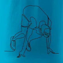 Bežec na štarte jedným ťahom