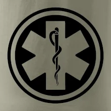 Rescue logo samostatné guľaté