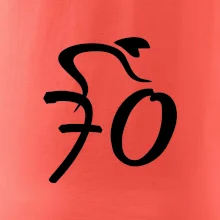 Cyklista oslavuje sedemdesiatku (70)