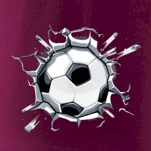 Futbalová lopta v triku