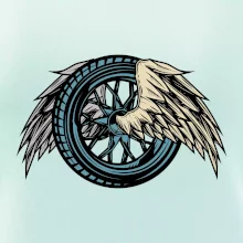 Moto koleso s krídlami