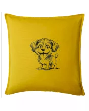 Lagotto romagnolo karikatúra vypláznutý jazyk