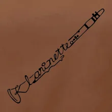 Klarinet nápis Klarinet nápis